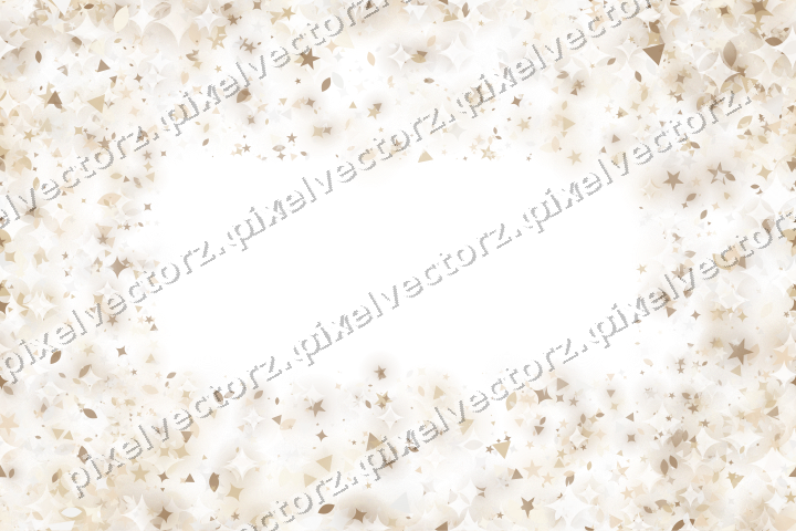 Nahtlose Glitzervignette in Bernstein auf transparentem Grund