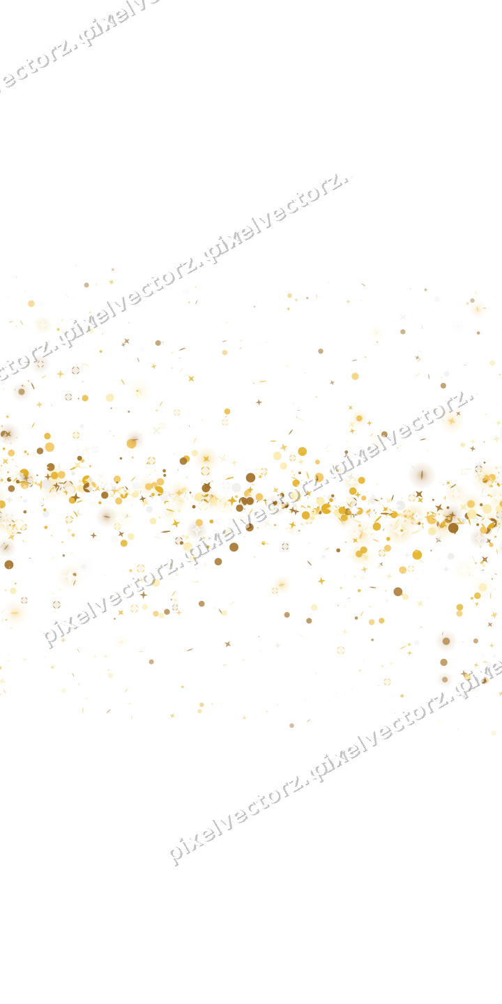 Nahtloses Glitzerband aus Sternen und Punkten auf transparentem Grund