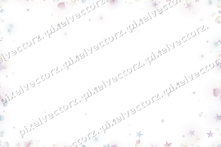Nahtlose Glitzervignette in Blassrosa auf transparentem Grund