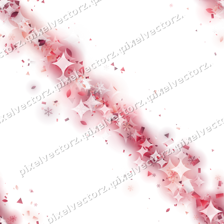 Nahtloses Glitzerband in Rosa und Rot auf transparentem Grund