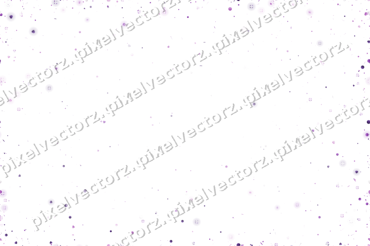 Nahtlose Glitzervignette in Violett auf transparentem Grund