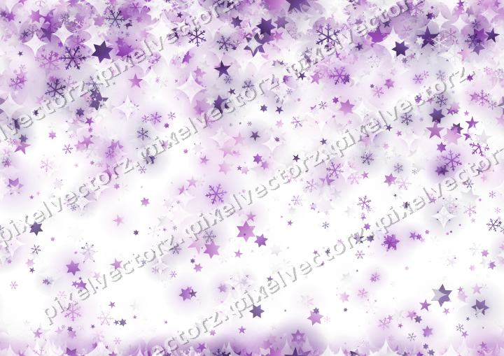 Nahtloser Glitzerregen in Violett auf transparentem Grund