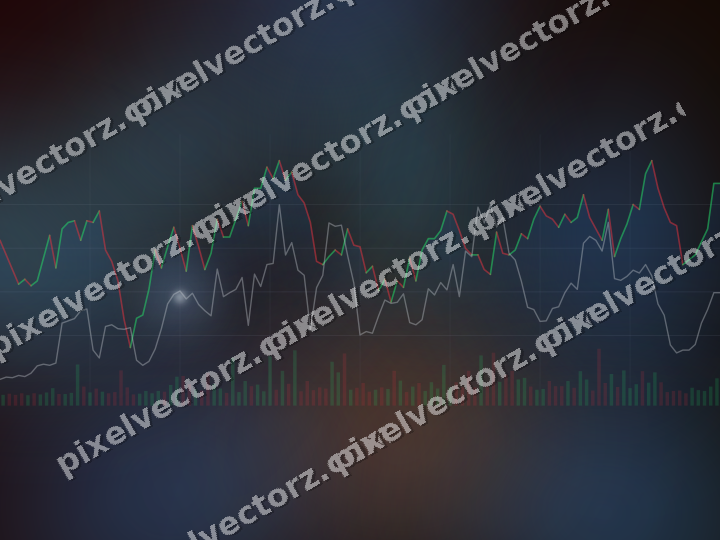 Leuchtender Neon Diagramm Hintergrund in Blau und Rot