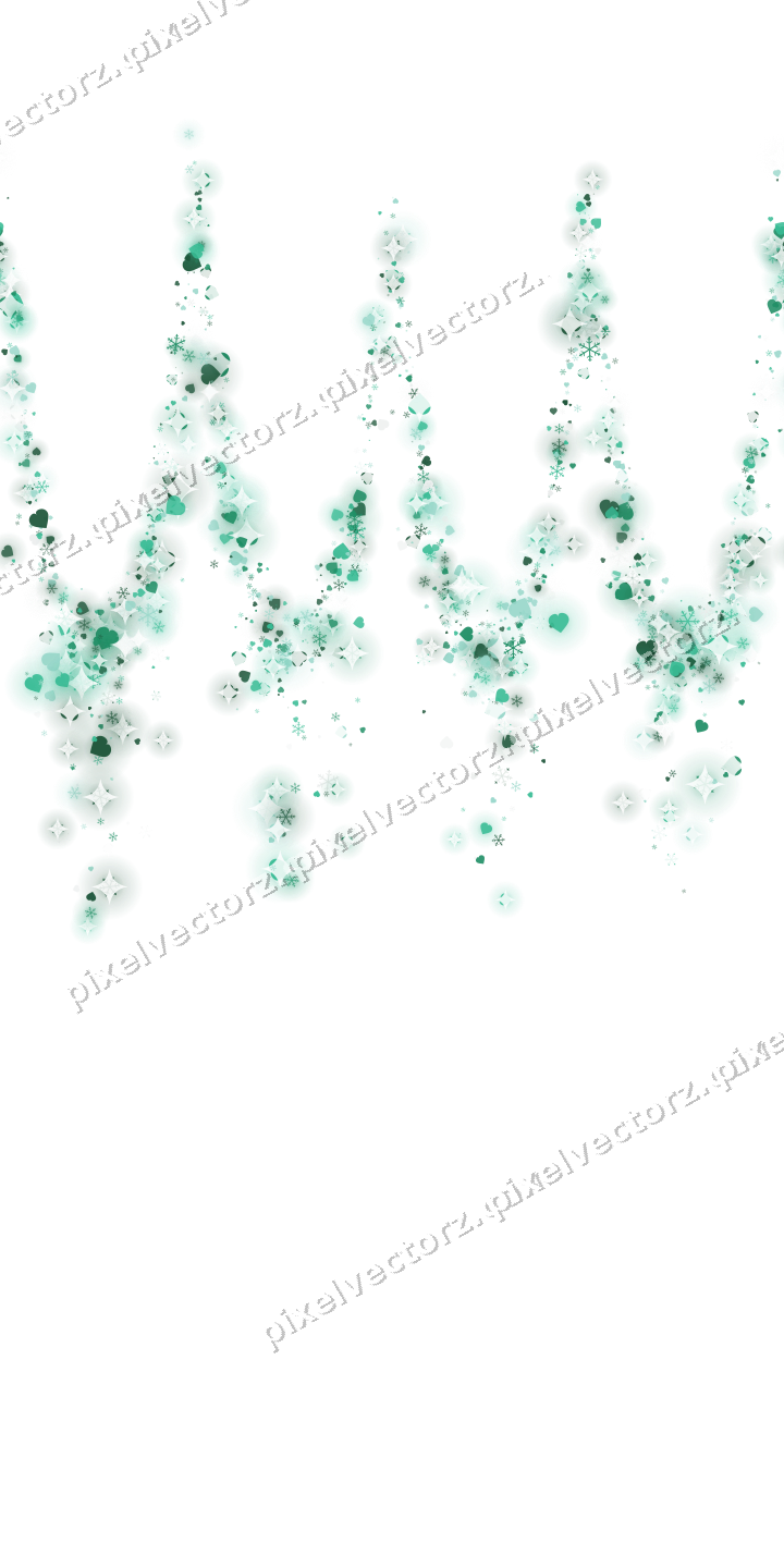 Nahtlose Glitzergirlande auf transparentem Grund