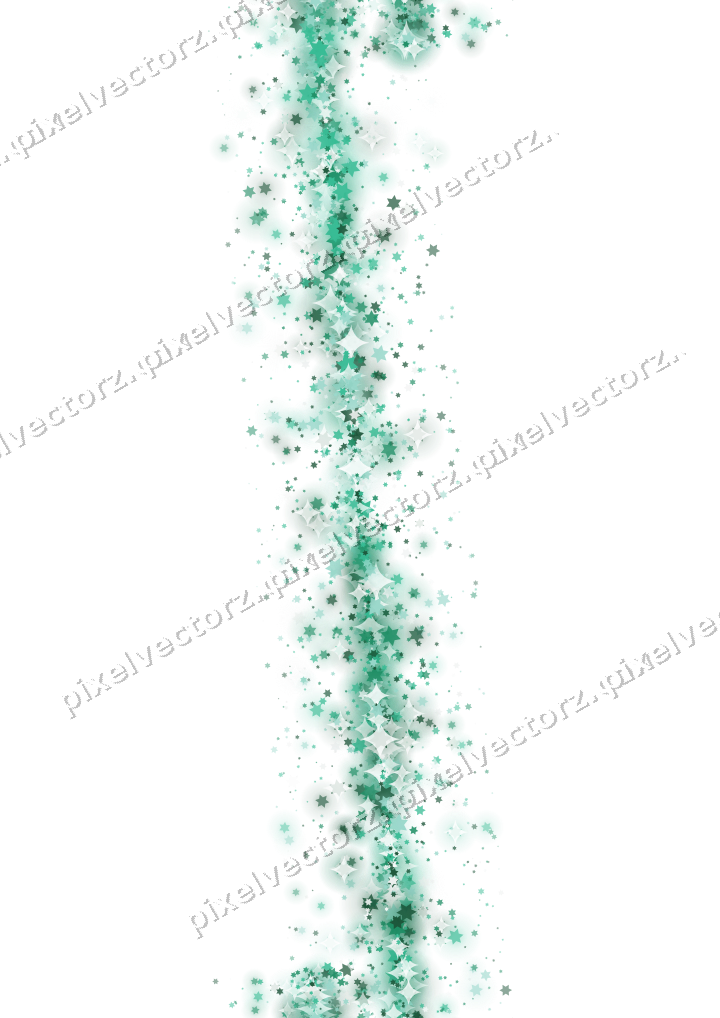 Nahtloses Glitzerband aus Sternen auf transparentem Grund