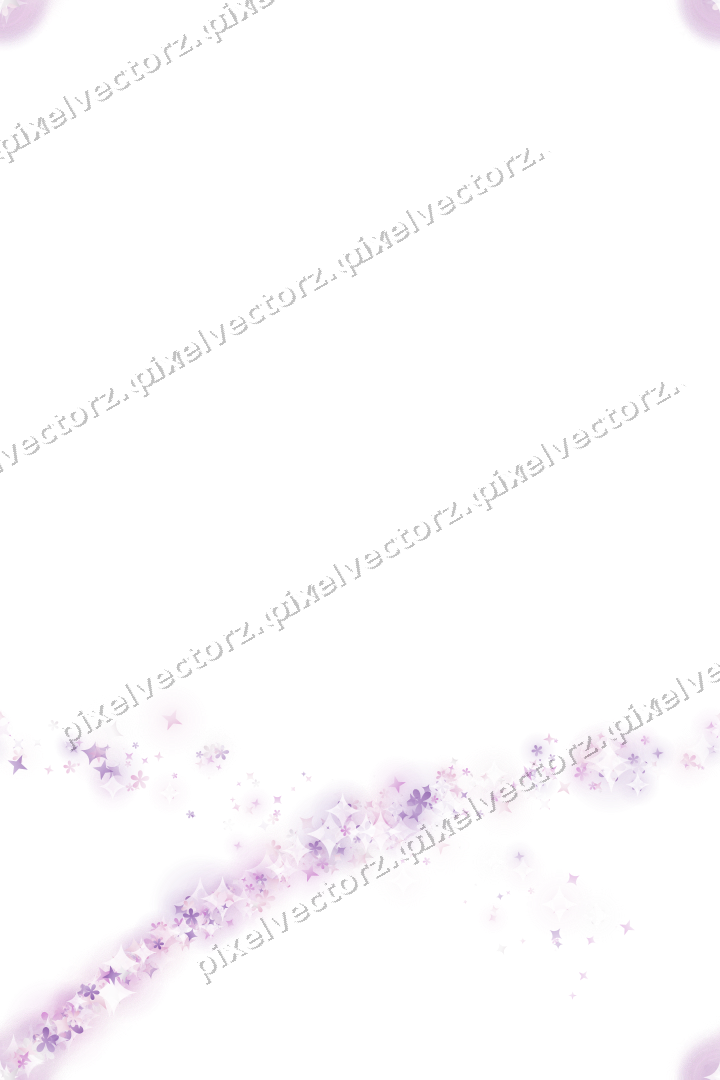 Nahtloser Sternenschweif in Magenta auf transparentem Grund