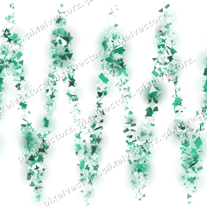 Nahtlose Glitzerwelle auf transparentem Grund