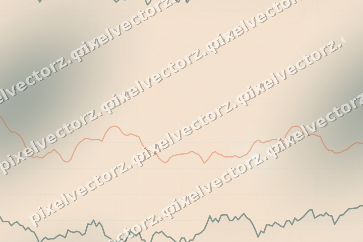 Nahtloser Pastell Diagramm Hintergrund in Dunkelpetrol und Orange