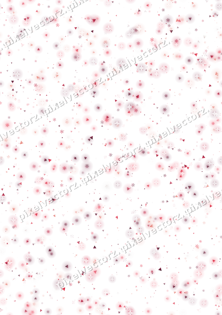 Nahtlose Glitzerstreuung in Rosa und Rot auf transparentem Grund