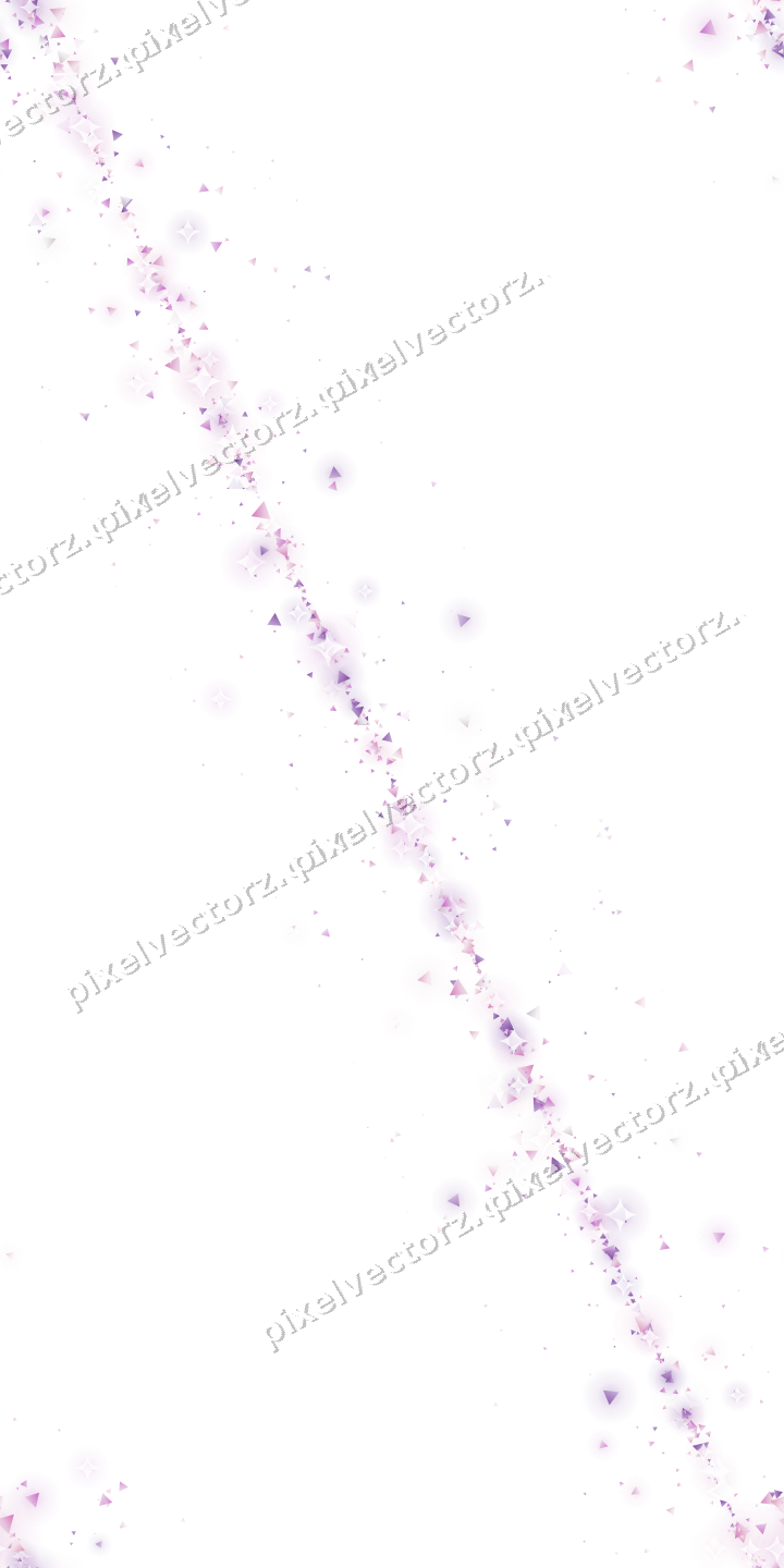 Nahtloses Glitzerband aus Dreiecken in Magenta auf transparentem Grund