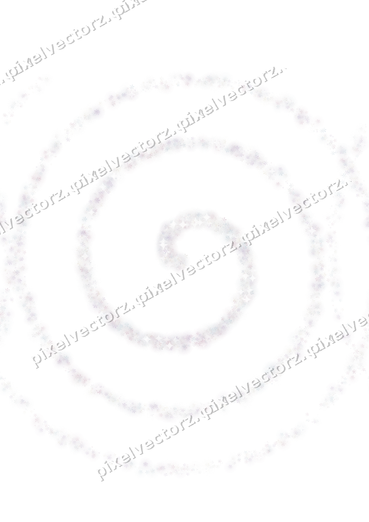 Nahtlose Glitzerspirale aus Schneeflocken auf transparentem Grund