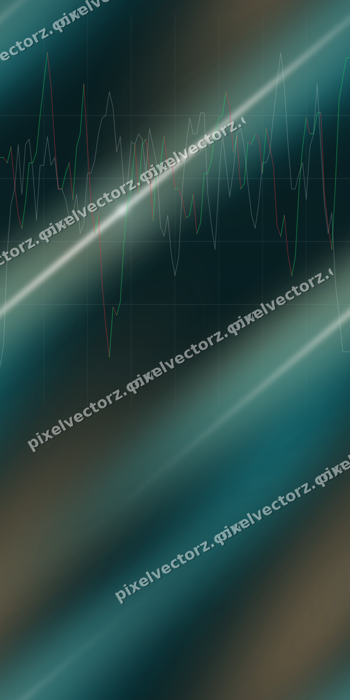 Nahtloser Neon Diagramm Hintergrund in Petrol und Orange