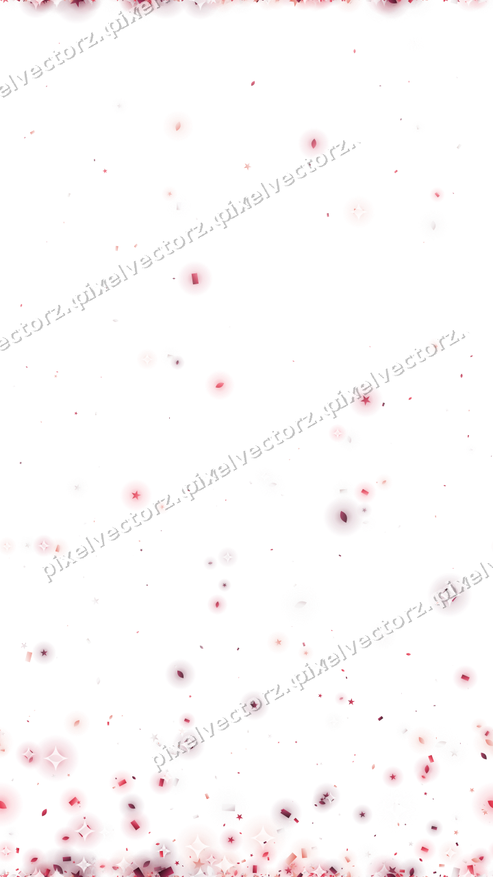 Nahtloser Glitzeraufstieg in Rosa und Rot auf transparentem Grund