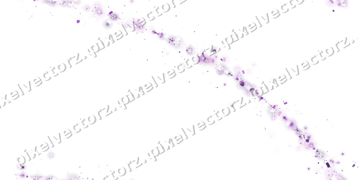 Nahtloser Glitzerbogen in Violett auf transparentem Grund