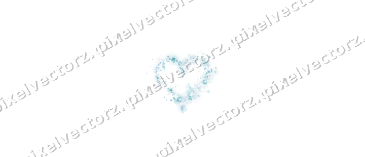 Nahtloses Glitzerherz aus Herzen und Splittern auf transparentem Grund