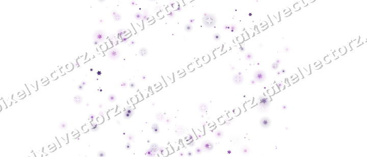 Nahtloser Glitzerkranz in Violett auf transparentem Grund