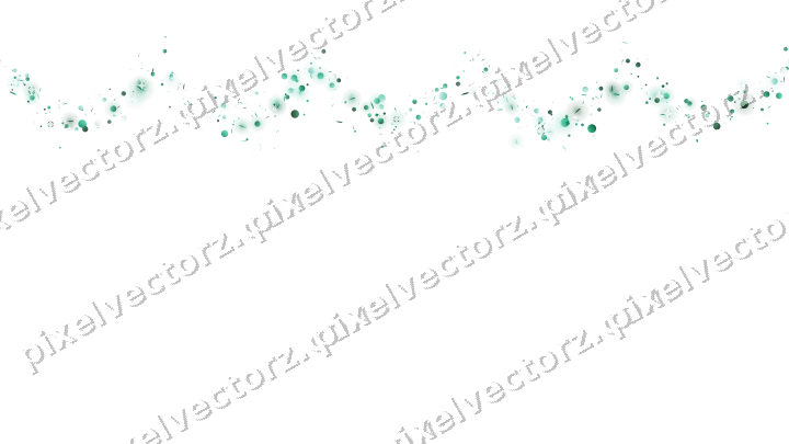 Nahtlose Glitzergirlande auf transparentem Grund