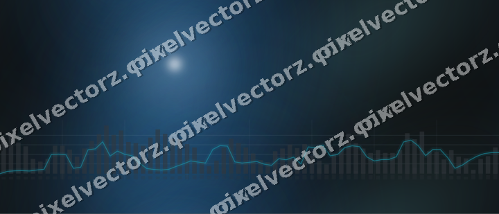 Nahtloser Neon Diagramm Hintergrund in Blau und Petrol