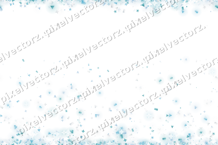 Nahtloser Randglitzer aus Sternen und Funken auf transparentem Grund