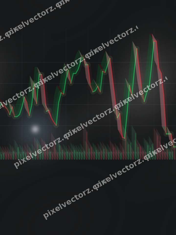 Nahtloser Neon Diagramm Hintergrund in Rot und Blassbernstein