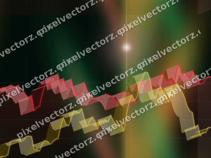 Nahtloser Neon Diagramm Hintergrund in Rot und Orange