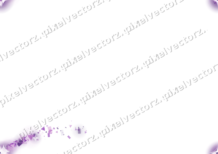 Nahtloser Sternenschweif in Violett auf transparentem Grund