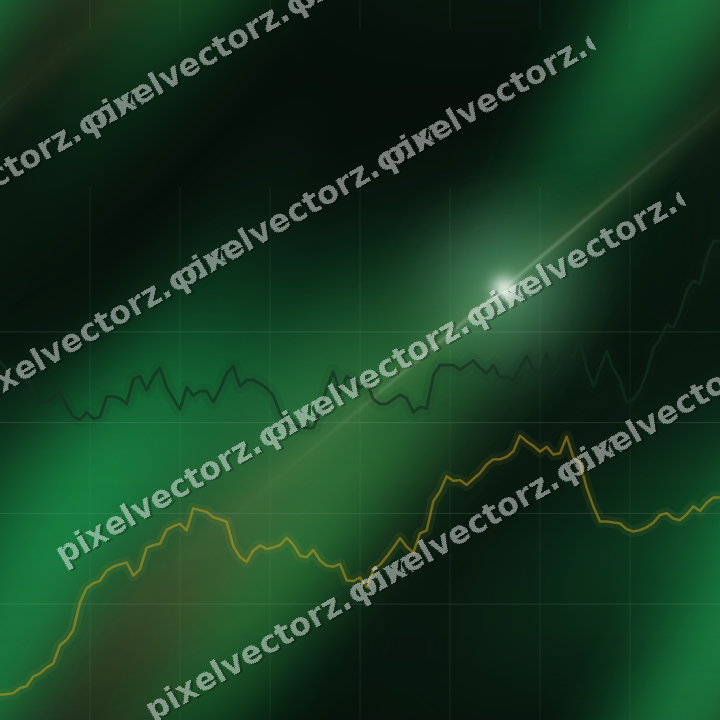 Nahtloser Neon Diagramm Hintergrund in Grün und Bernstein