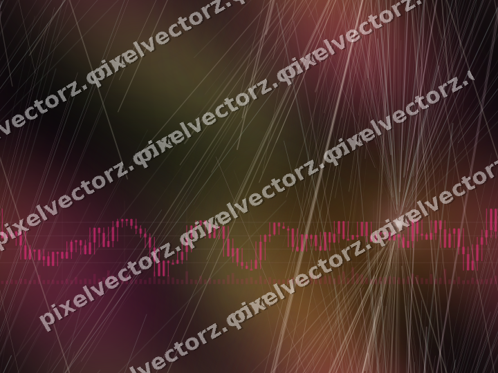 Nahtloser Neon Diagramm Hintergrund in Rosa und Orange