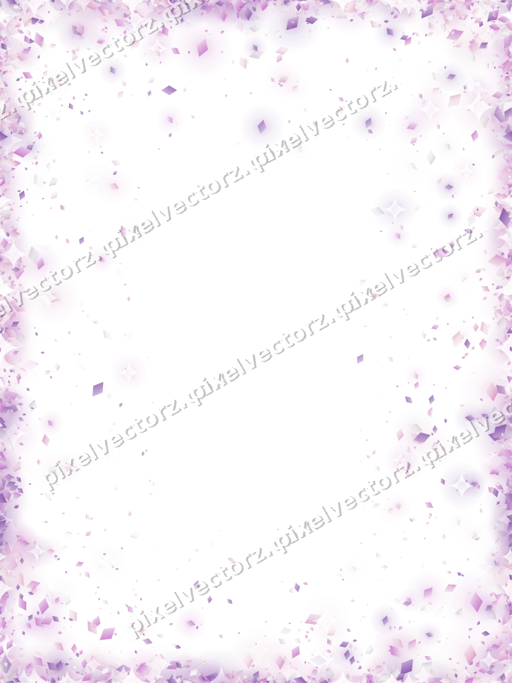 Nahtlose Glitzervignette aus Rauten in Magenta auf transparentem Grund