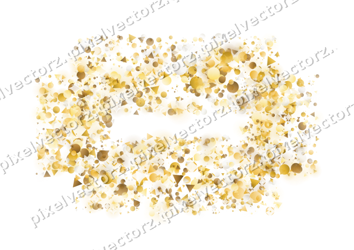 Nahtloser Glitzerrahmen auf transparentem Grund