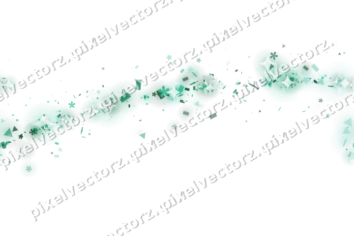 Nahtloser Glitzerbogen auf transparentem Grund