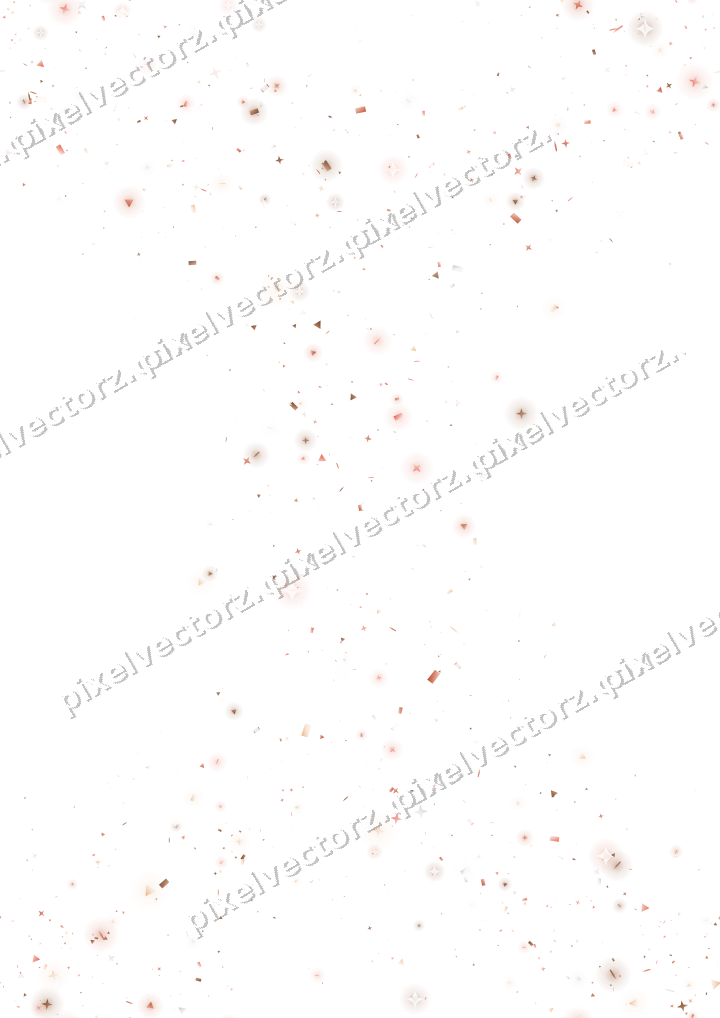 Nahtloser Glitzerkranz in Orange und Rot auf transparentem Grund
