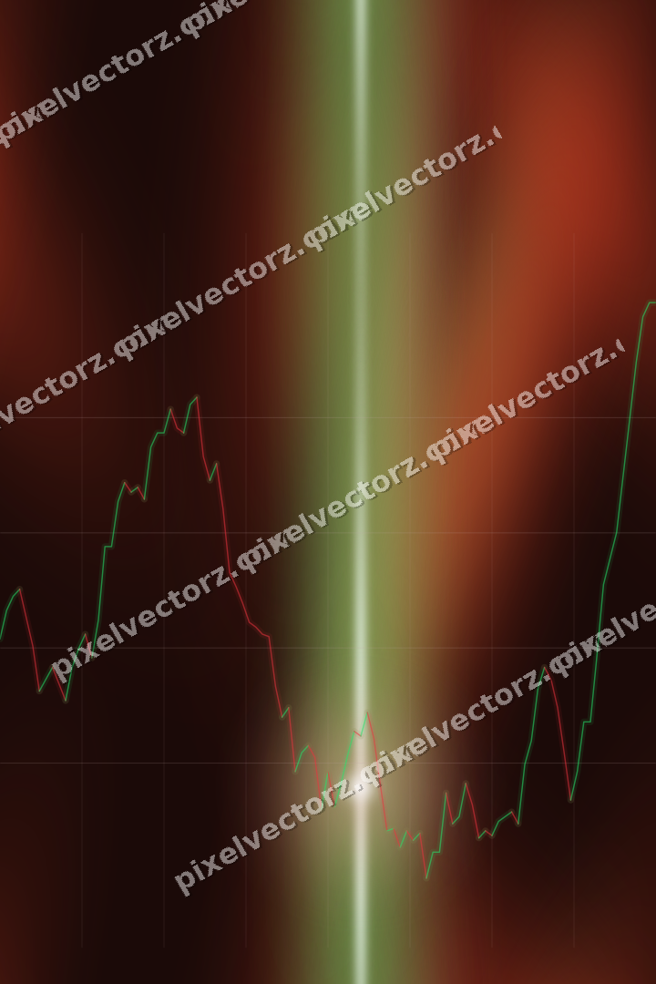Nahtloser Neon Diagramm Hintergrund in Rot und Orange