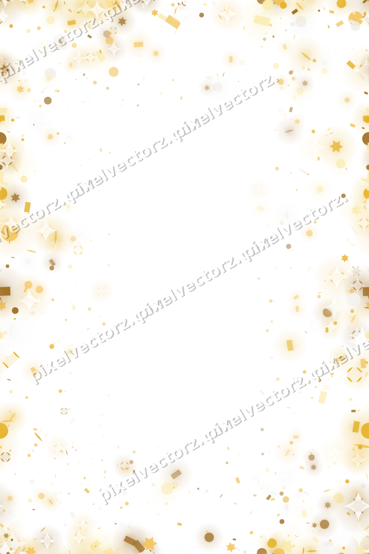 Nahtlose Glitzervignette auf transparentem Grund