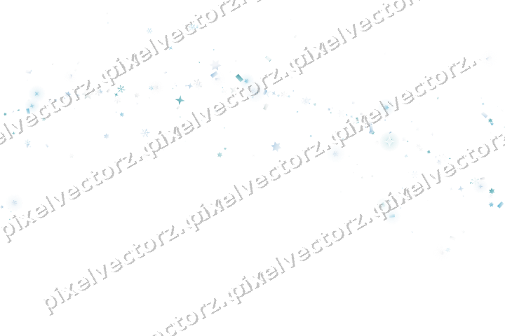 Nahtloser Glitzerbogen in Türkis und Blassblau auf transparentem Grund