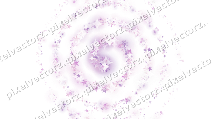 Nahtlose Glitzerspirale in Magenta und Violett auf transparentem Grund