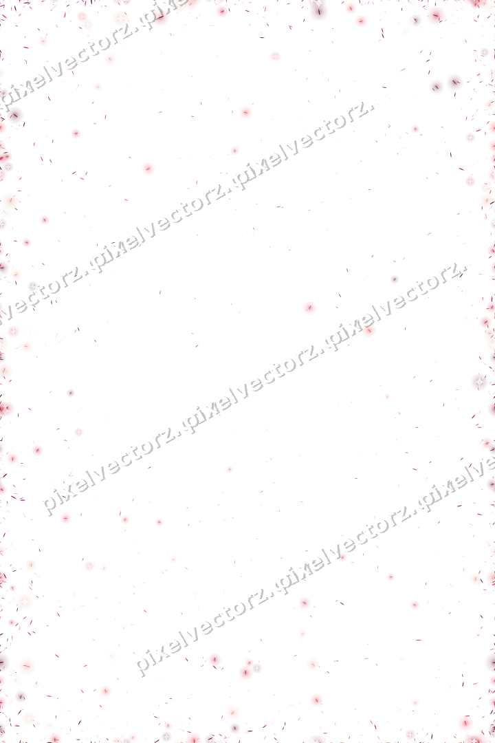Nahtlose Glitzervignette aus Splittern in Rosa auf transparentem Grund
