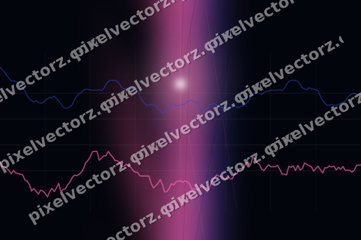 Nahtloser Neon Diagramm Hintergrund in Rosa und Blau