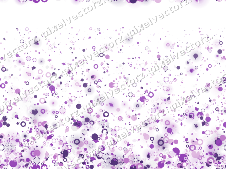 Nahtloser Glitzeraufstieg in Violett auf transparentem Grund