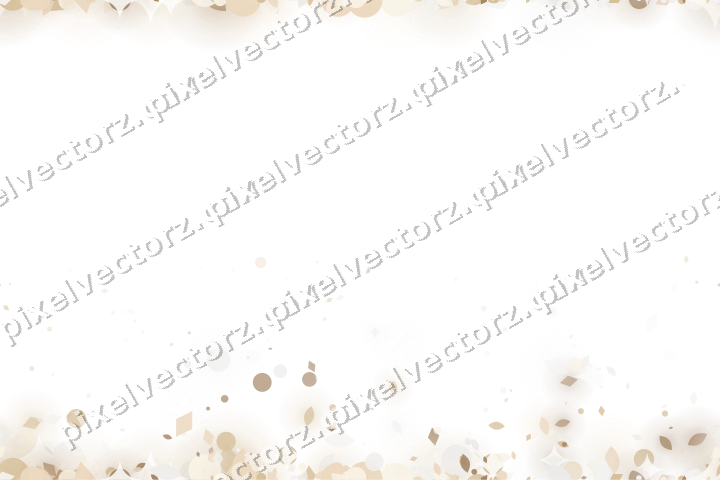 Nahtloser Glitzeraufstieg in Bernstein auf transparentem Grund