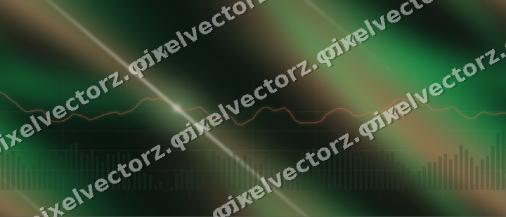 Nahtloser Neon Diagramm Hintergrund in Grün und Rot