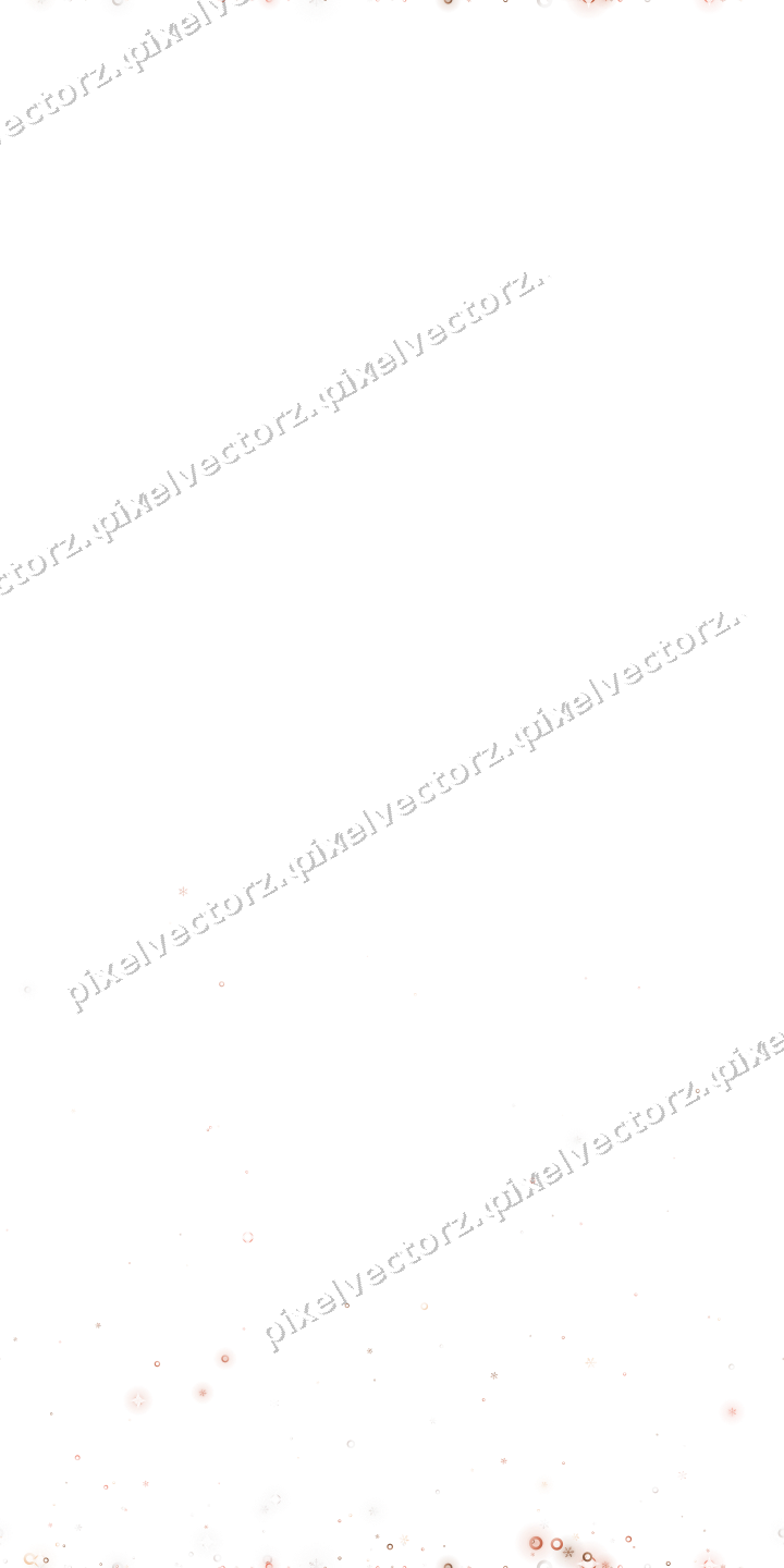 Nahtloser Glitzeraufstieg in Orange und Rot auf transparentem Grund