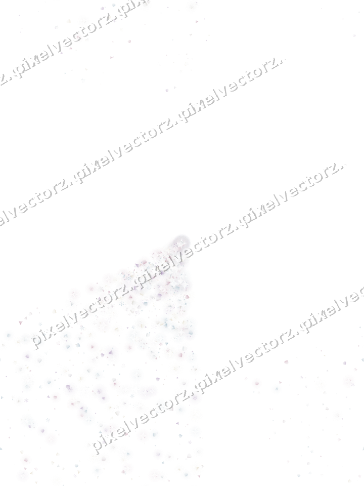 Nahtloser Glitzerfächer in Blassrosa auf transparentem Grund