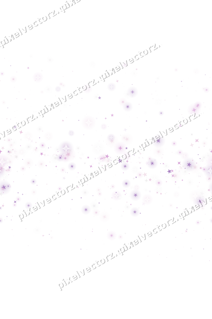 Nahtloses Glitzerband aus Sternen in Magenta auf transparentem Grund