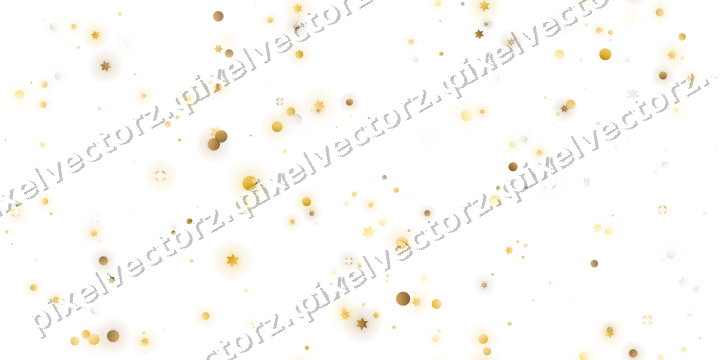 Nahtlose Glitzerstreuung auf transparentem Grund