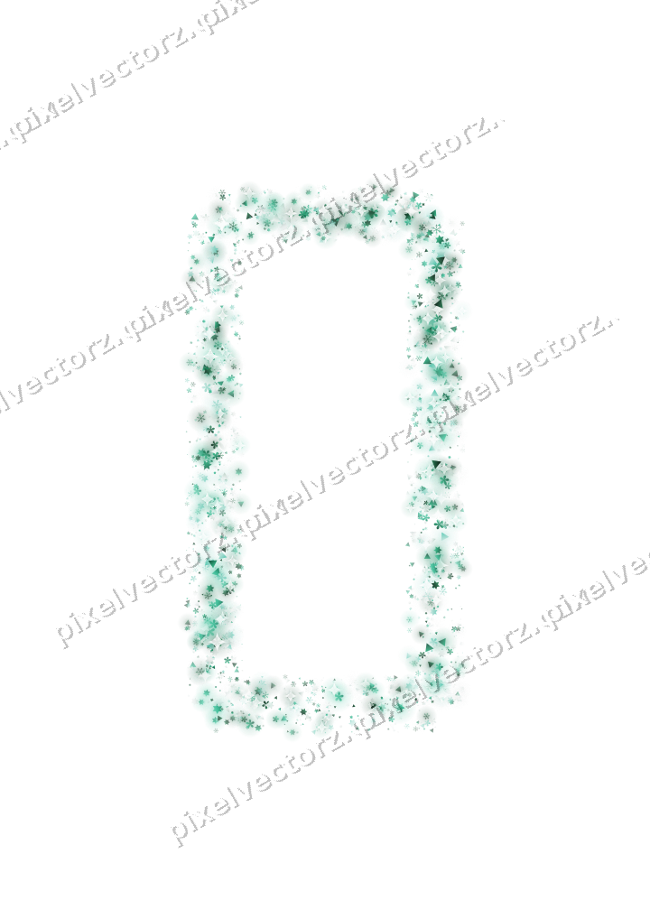 Nahtloser Glitzerrahmen auf transparentem Grund