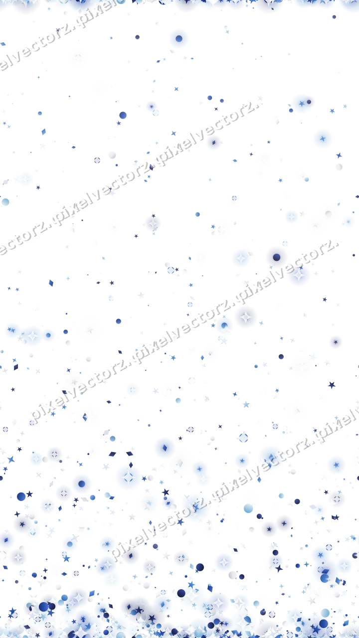 Nahtloser Glitzeraufstieg in Blau und Türkis auf transparentem Grund