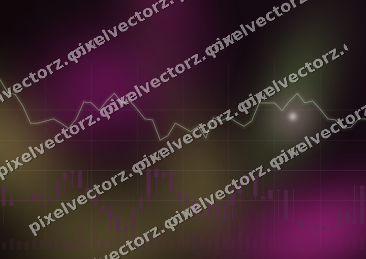 Leuchtender Neon Diagramm Hintergrund in Magenta und Limette