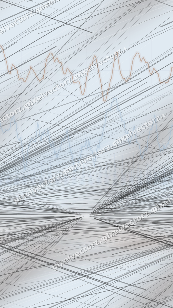 Nahtloser Pastell Diagramm Hintergrund in Blau und Orange