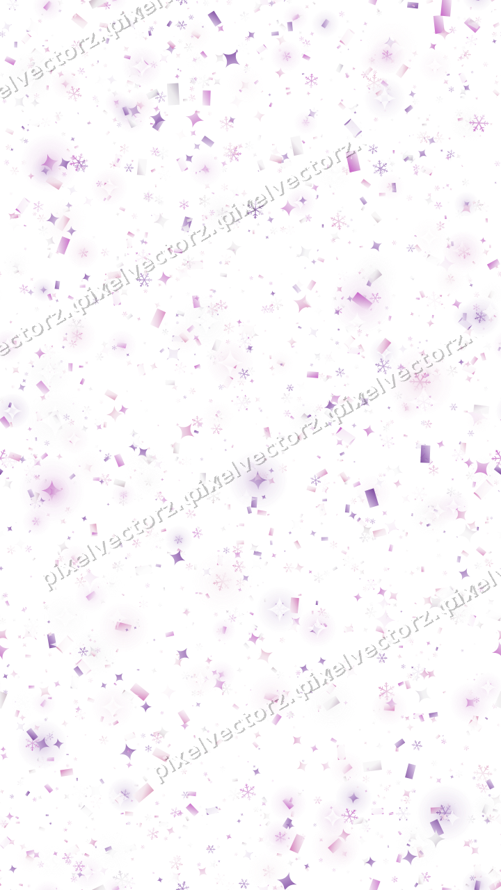 Nahtlose Glitzerstreuung in Magenta auf transparentem Grund